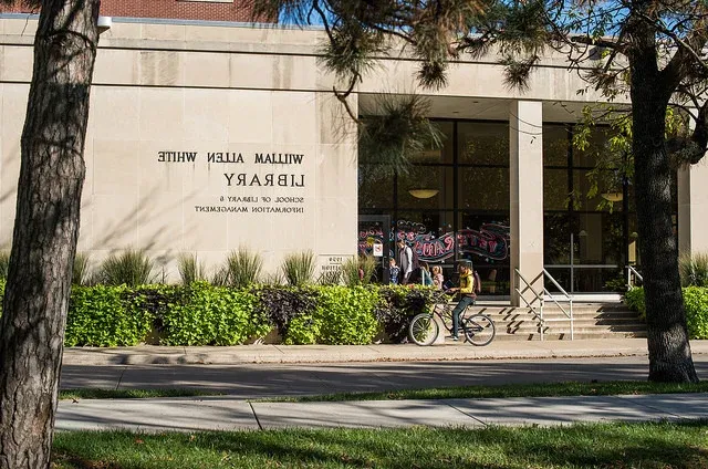 Front of William Allen White Library